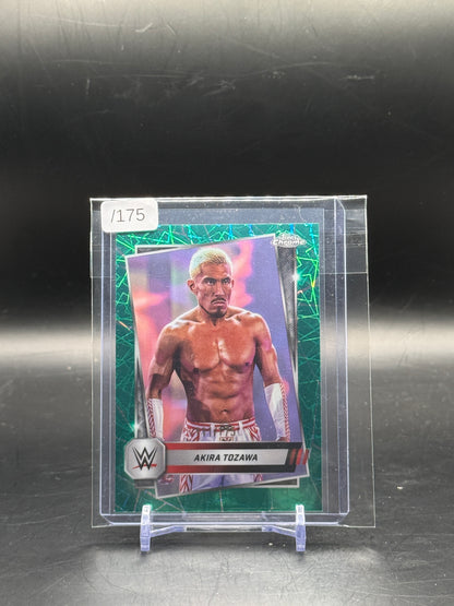 2025 Topps Chrome WWE Akira Tozawa Lazer Refractor 111/175