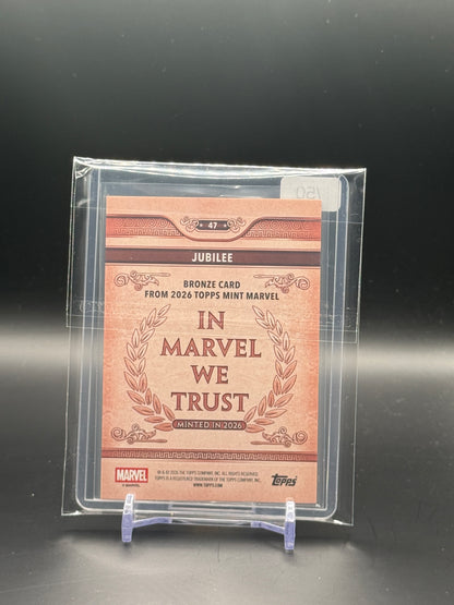 2026 Topps Mint Marvel Jubilee Gold 03/50