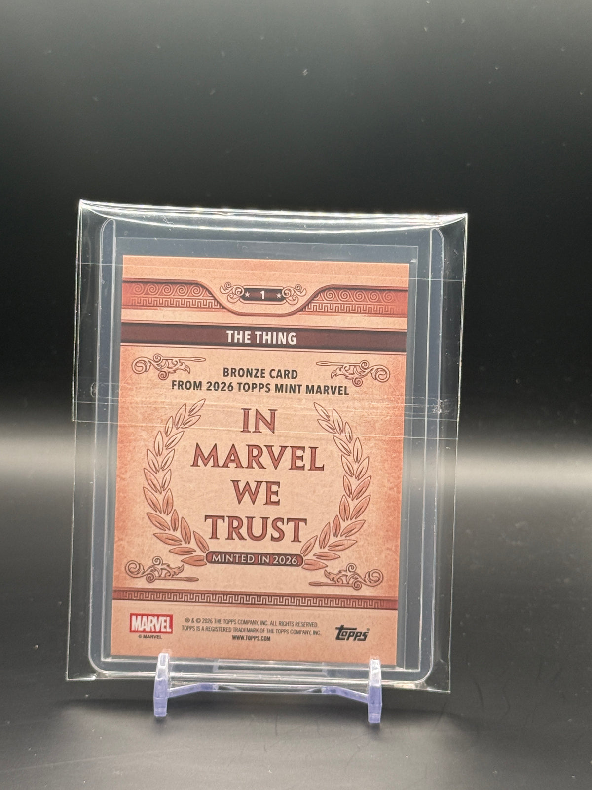 2026 Topps Mint Marvel The Thing