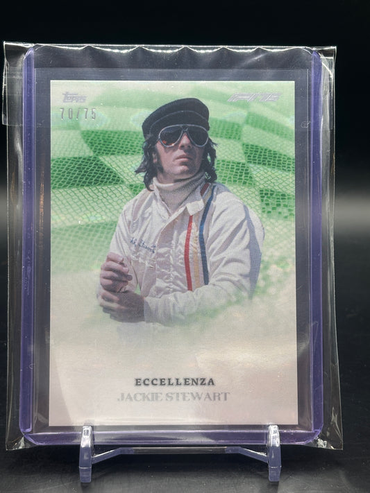 2025 Topps Eccellenza Jackie Stewart Green 70/75