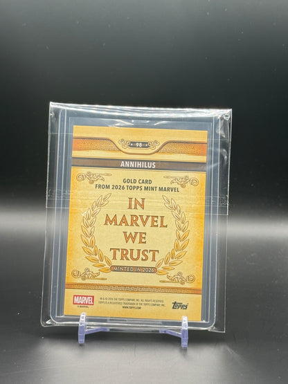 2026 Topps Mint Marvel Annihilus