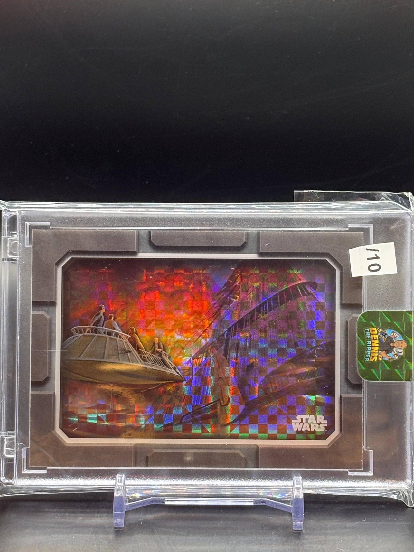 2025 Topps Star Wars Galaxy Desert Skiff Layers Art Card 02/10 SP