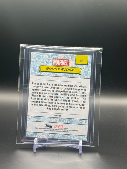 2024 Topps Chrome Marvel Ghost Rider Refractor