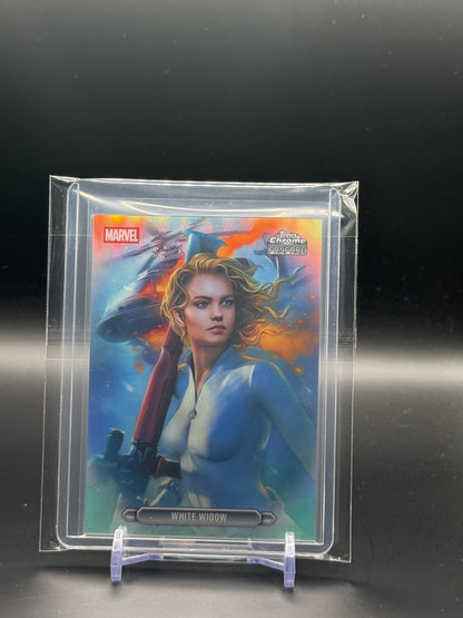 2026 Topps Chrome Marvel Comics White Widow Fanfare