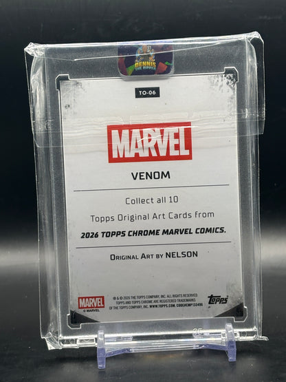 2026 Topps Chrome Marvel Venom Orignal Art