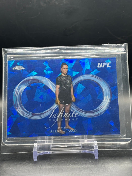 2026 Topps Chrome Sapphire UFC Alexa Grasso Infinite