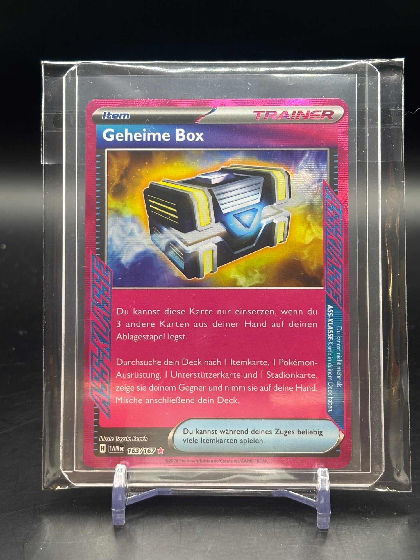 Pokemon Maskerade im Zwielicht Geheime Box Ass 163/167