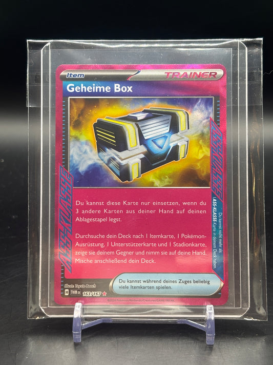 Pokemon Maskerade im Zwielicht Geheime Box Ass 163/167