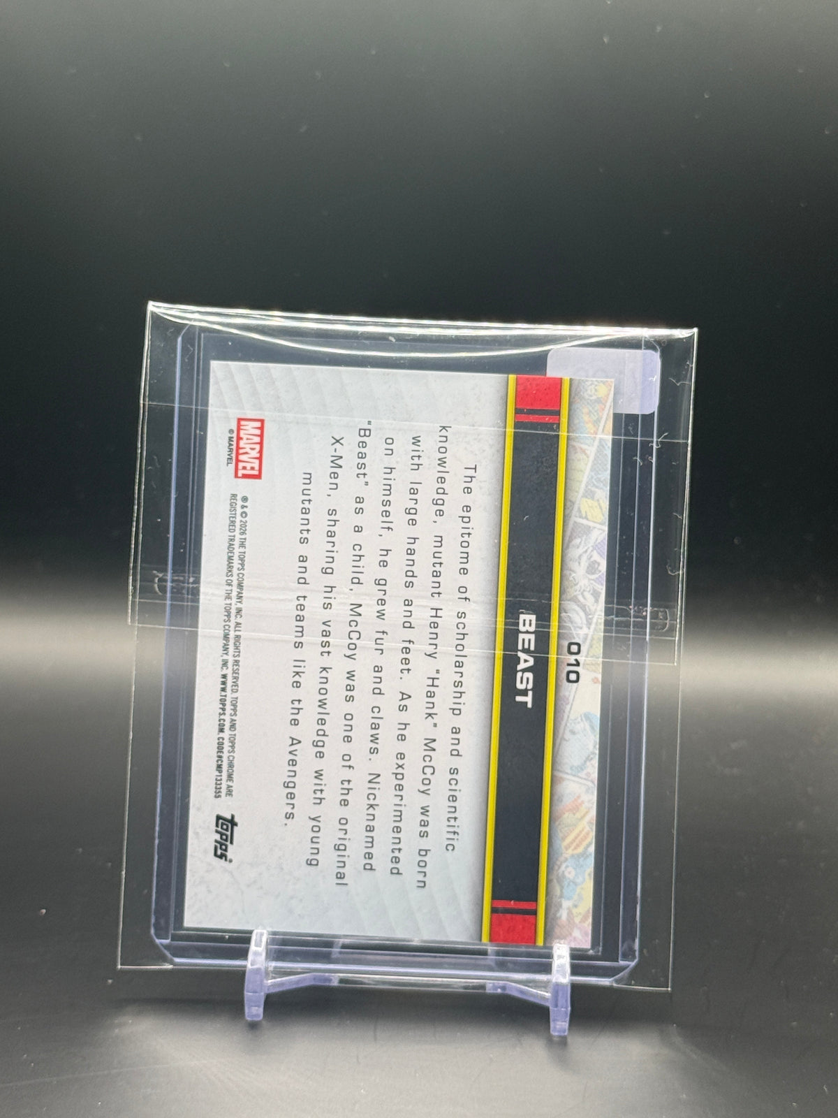 2026 Topps Chrome Marvel Comics Beast Aqua 114/199