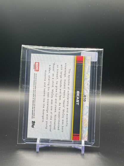 2026 Topps Chrome Marvel Comics Beast Aqua 114/199
