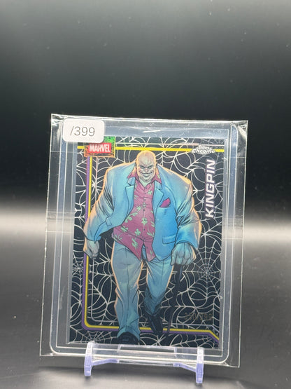 2026 Topps Chrome Marvel Comics Kingpin Spider Web 350/399