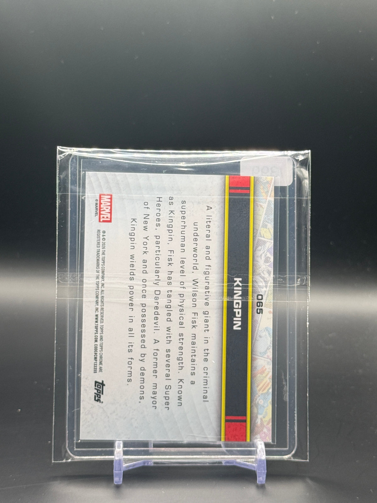 2026 Topps Chrome Marvel Comics Kingpin Spider Web 350/399