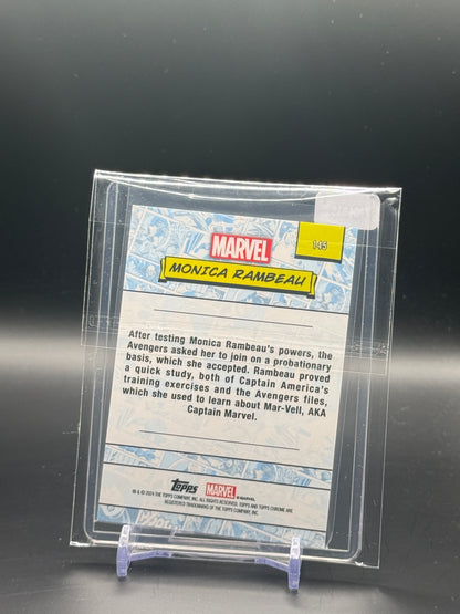2024 Topps Chrome Marvel Monica Rambeau Spider Web 153/399
