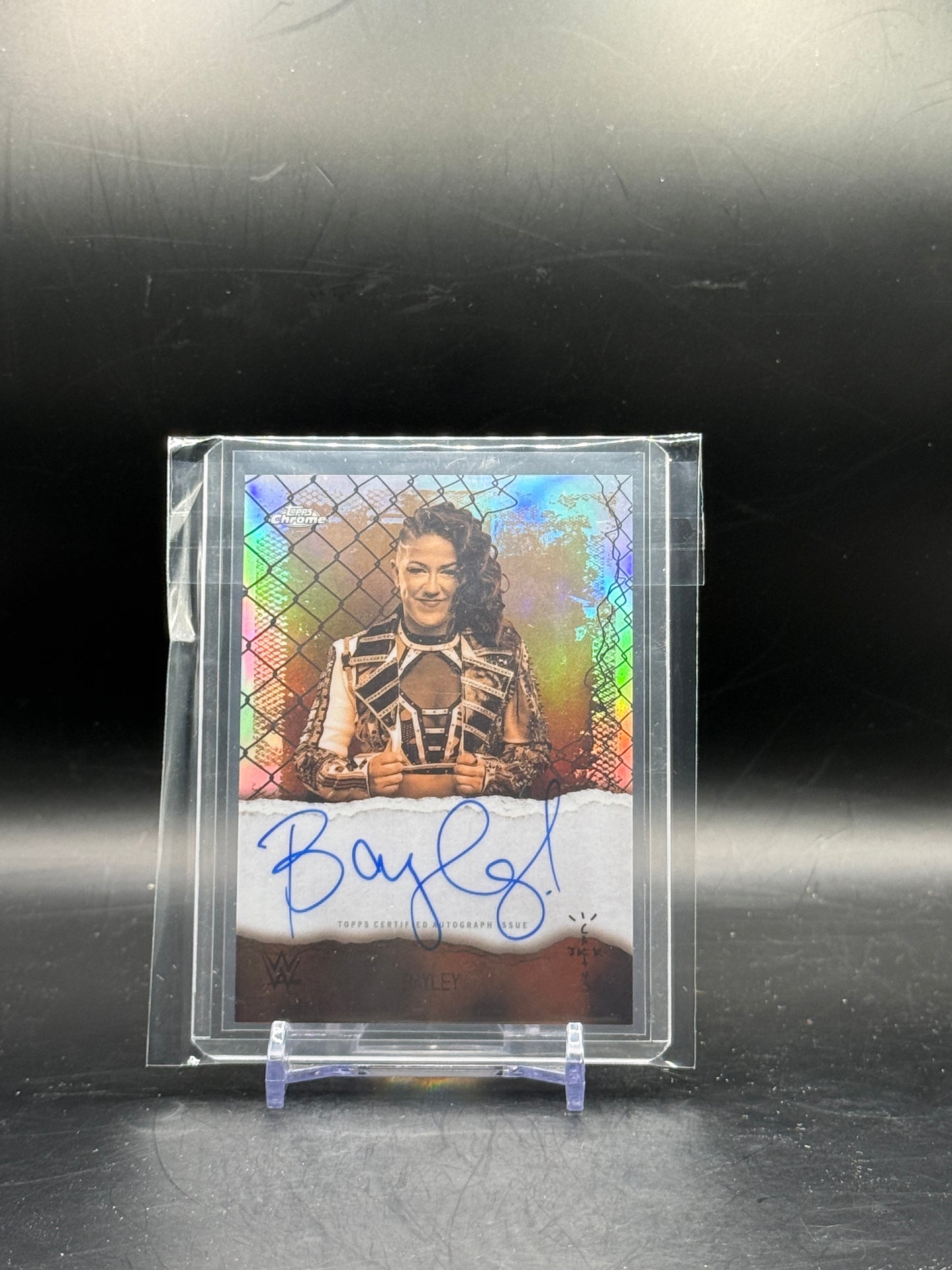 2025 Topps Chrome WWE x Cactus Jack Bayley Astro Knights Auto