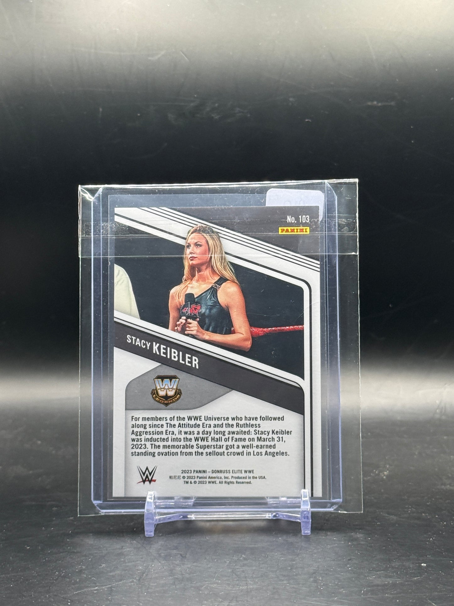 2023 Panini Donruss Elite WWE Stacy Keibler Orange