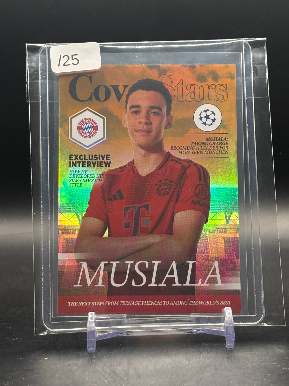 2024-25 Topps Flagship UCC Jamal Musiala Bayern München Orange 21/25