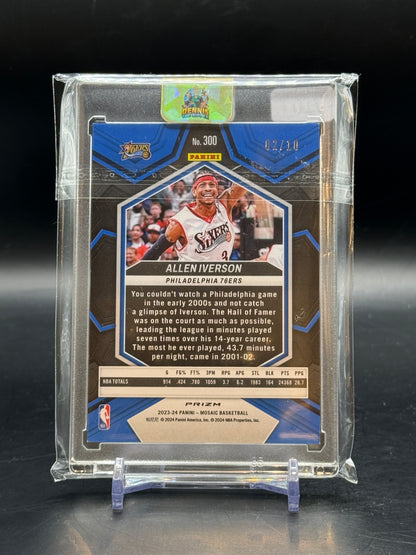 2023/24 Panini Mosaic Allen Iverson 2/10