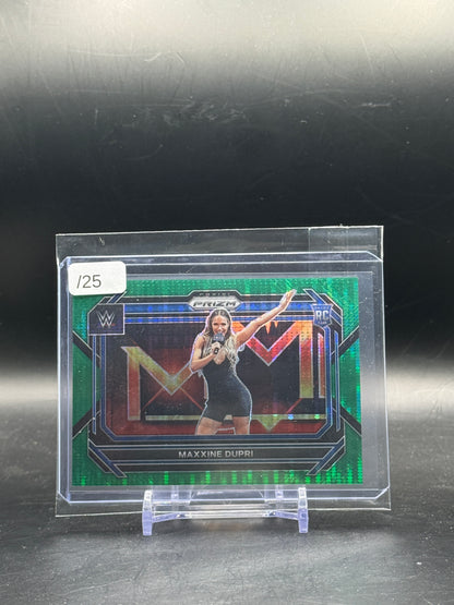 2023 Panini Prizm WWE Maxxine Dupri Green 17/25