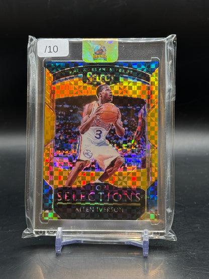 2018/19 Panini Select Allen Iverson 1/10