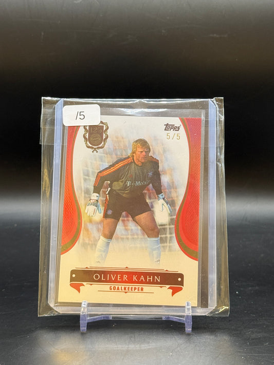 2025 Topps FC Bayern München 125 Jahre Oliver Kahn 5/5