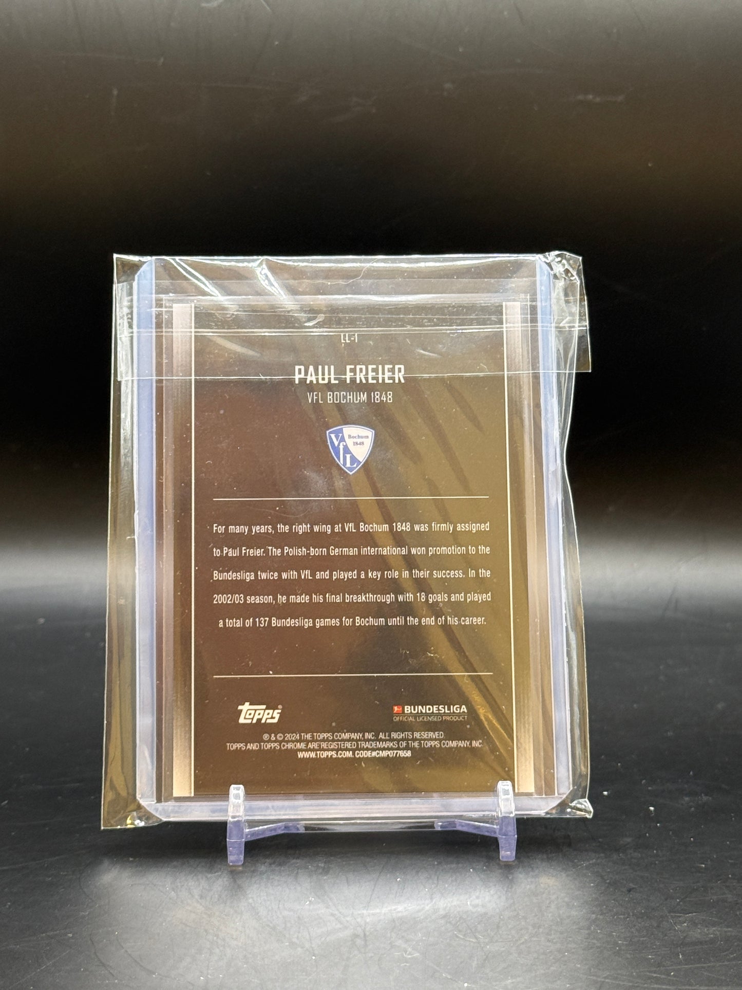 2024 Topps Midnight Bundesliga Paul Freier