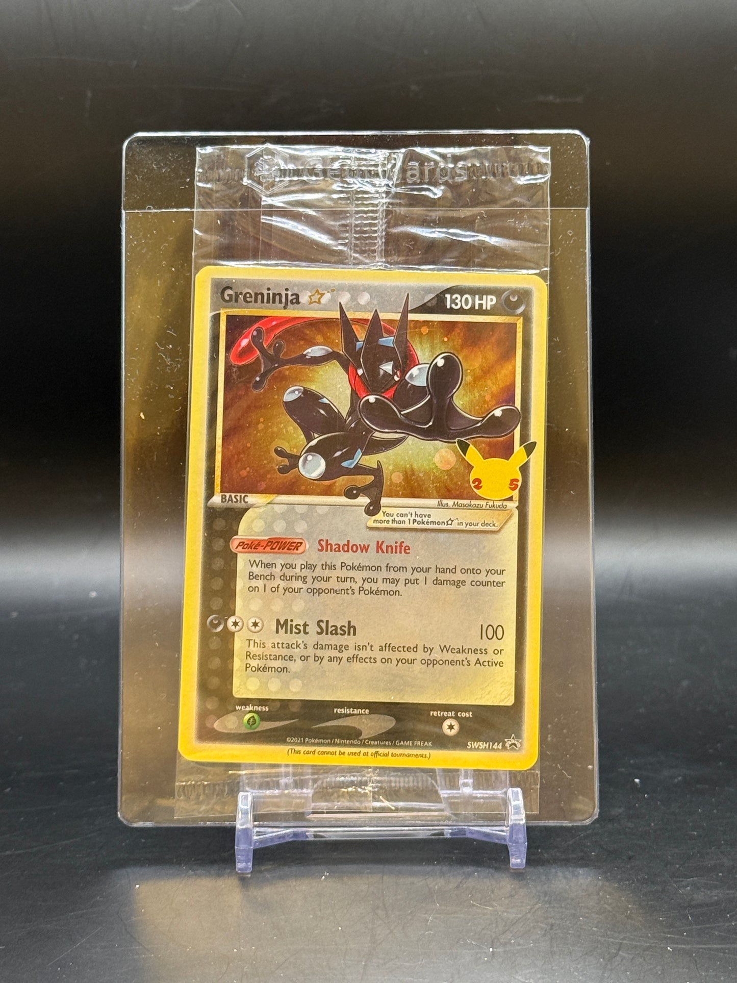 Pokemon SWSH Black Star Promo Greninja Gold Star SWSH144 2