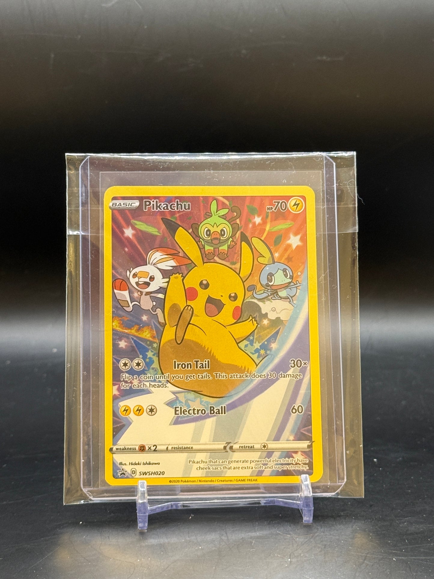 Pokemon SWSH Black Star Promo Pikachu SWSH020
