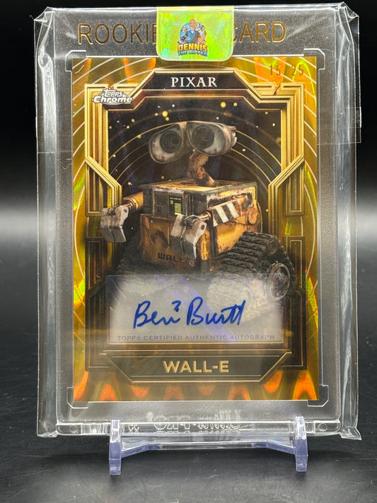 2025 Topps Pixar Gold Wall-E - Ben Burtt Auto 15/25