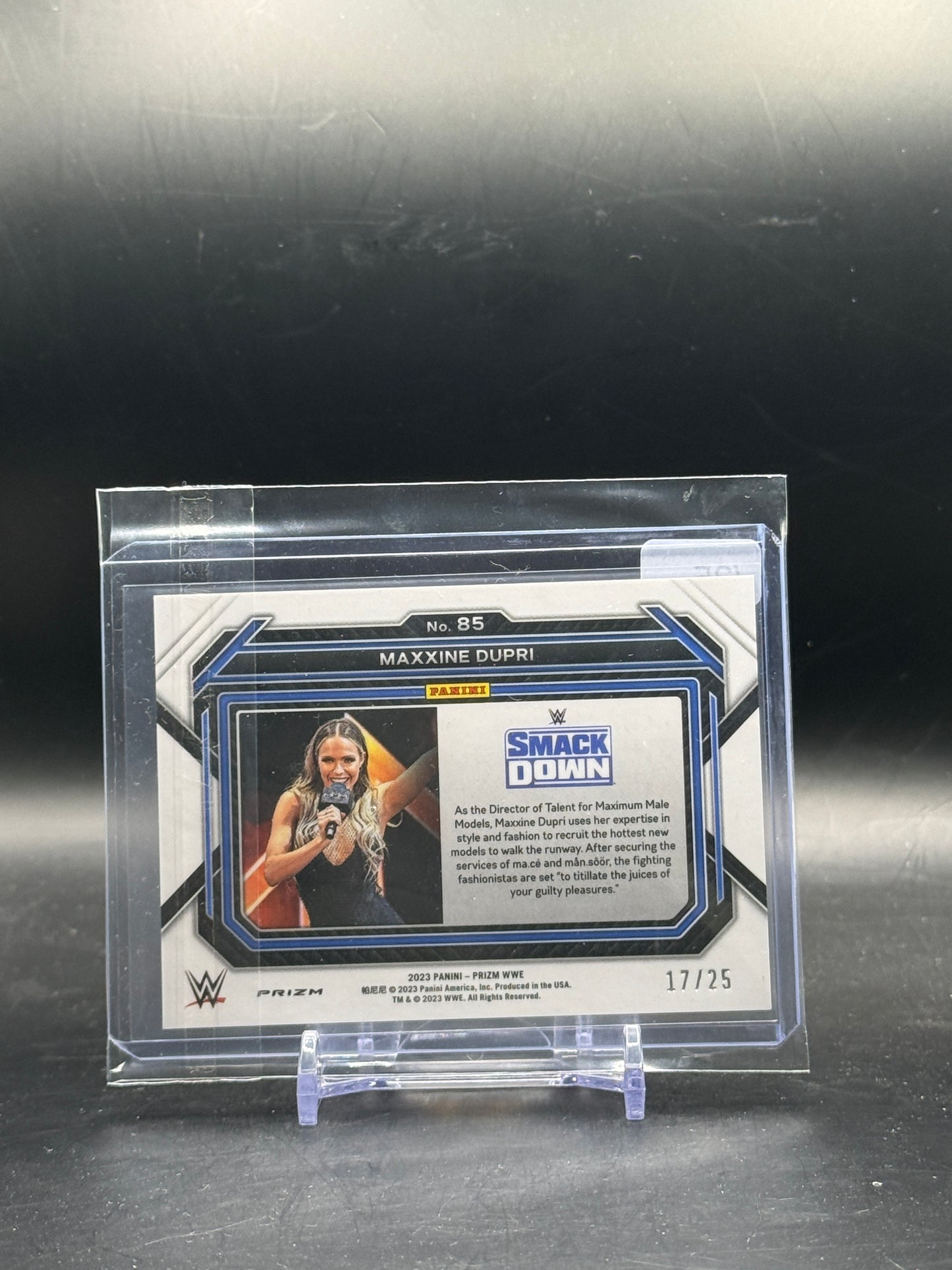2023 Panini Prizm WWE Maxxine Dupri Green 17/25