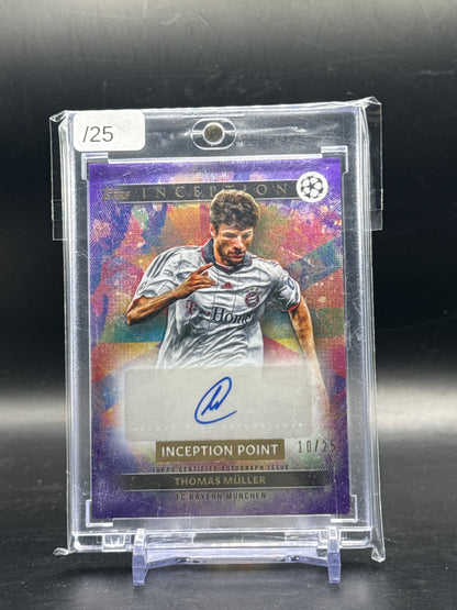 2024-25 Topps Inception UCC Thomas Müller FC Bayern München Inception Point Auto 10/25