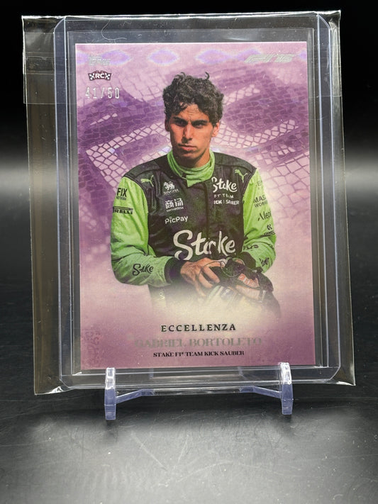 2025 Topps Eccellenza Gabriel Bortoleto 41/50 RC