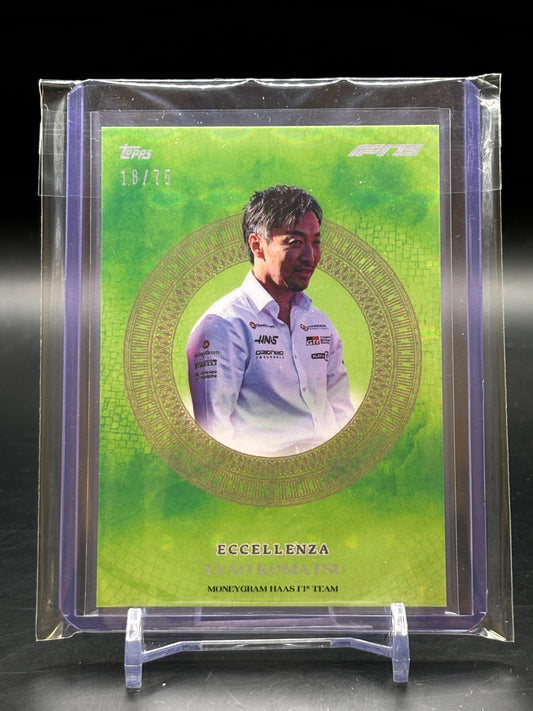 2025 Topps Eccellenza Ayao Komatsu 18/75