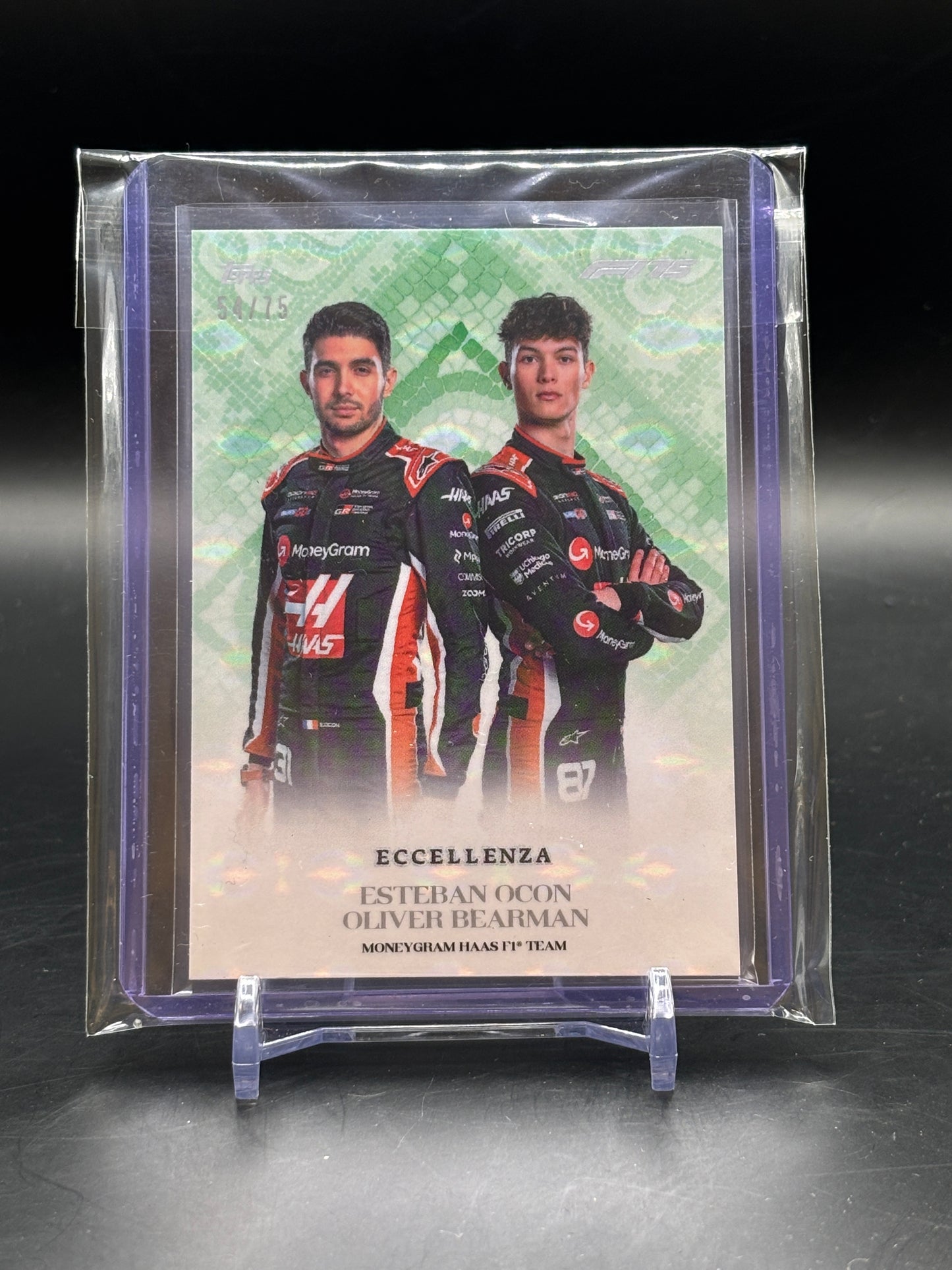 2025 Topps Eccellenza Esteban Ocon Oliver Bearman 54/75