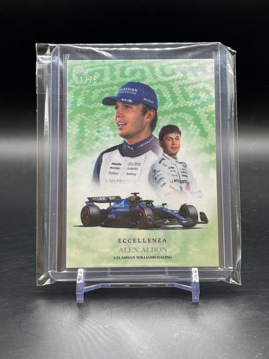 2025 Topps Eccellenza Alex Albon 01/75
