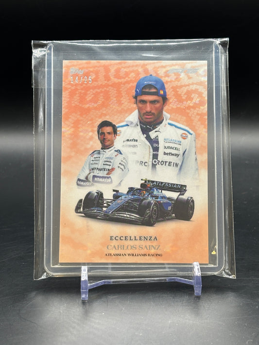 2025 Topps Eccellenza Carlos Sainz 14/25