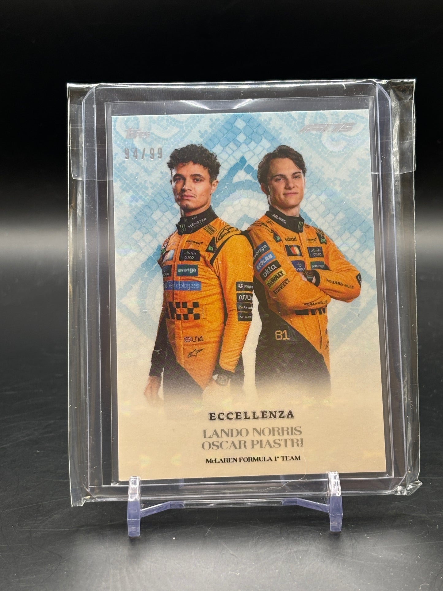 2025 Topps Eccellenza Lando Norris Oscar Piastri 94/99
