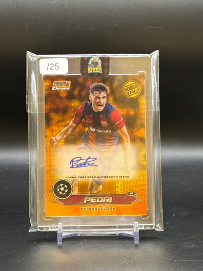 2023/2024 Topps Stadium Club Chrome Pedri Autograph 24/25