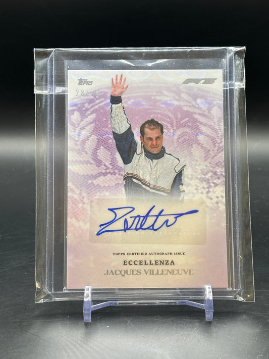 2025 Topps Eccellenza F1 Jacques Villeneuve Car 28/50