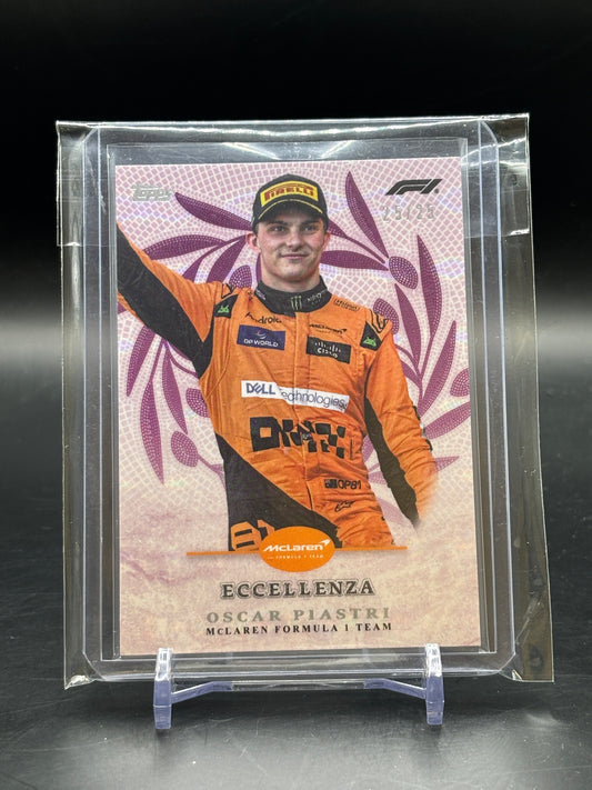 2024 Topps Eccellenza Oscar Piastri 25/25