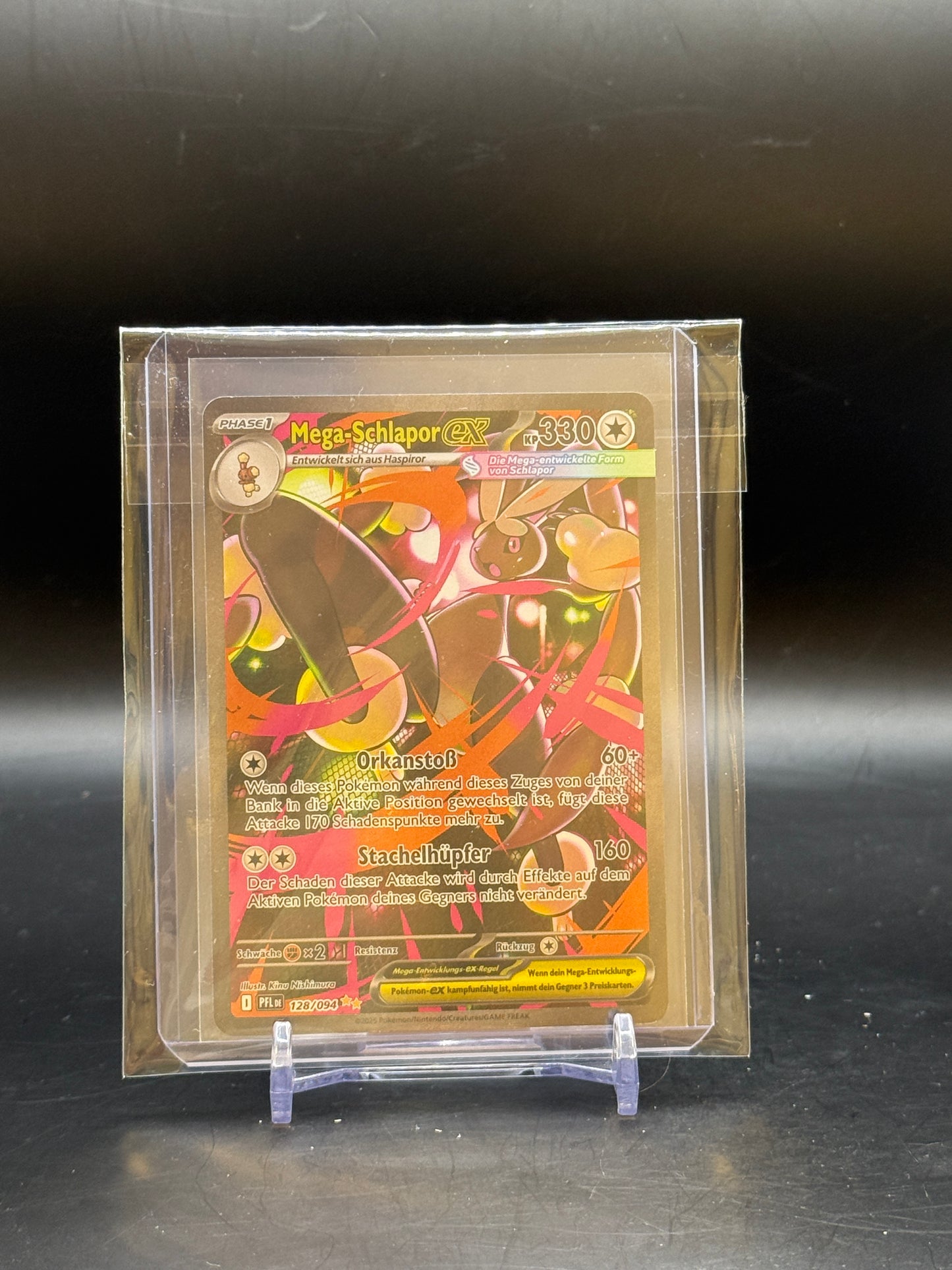 Pokemon Fatale Flammen Mega Schlapor ex (PFL 128)