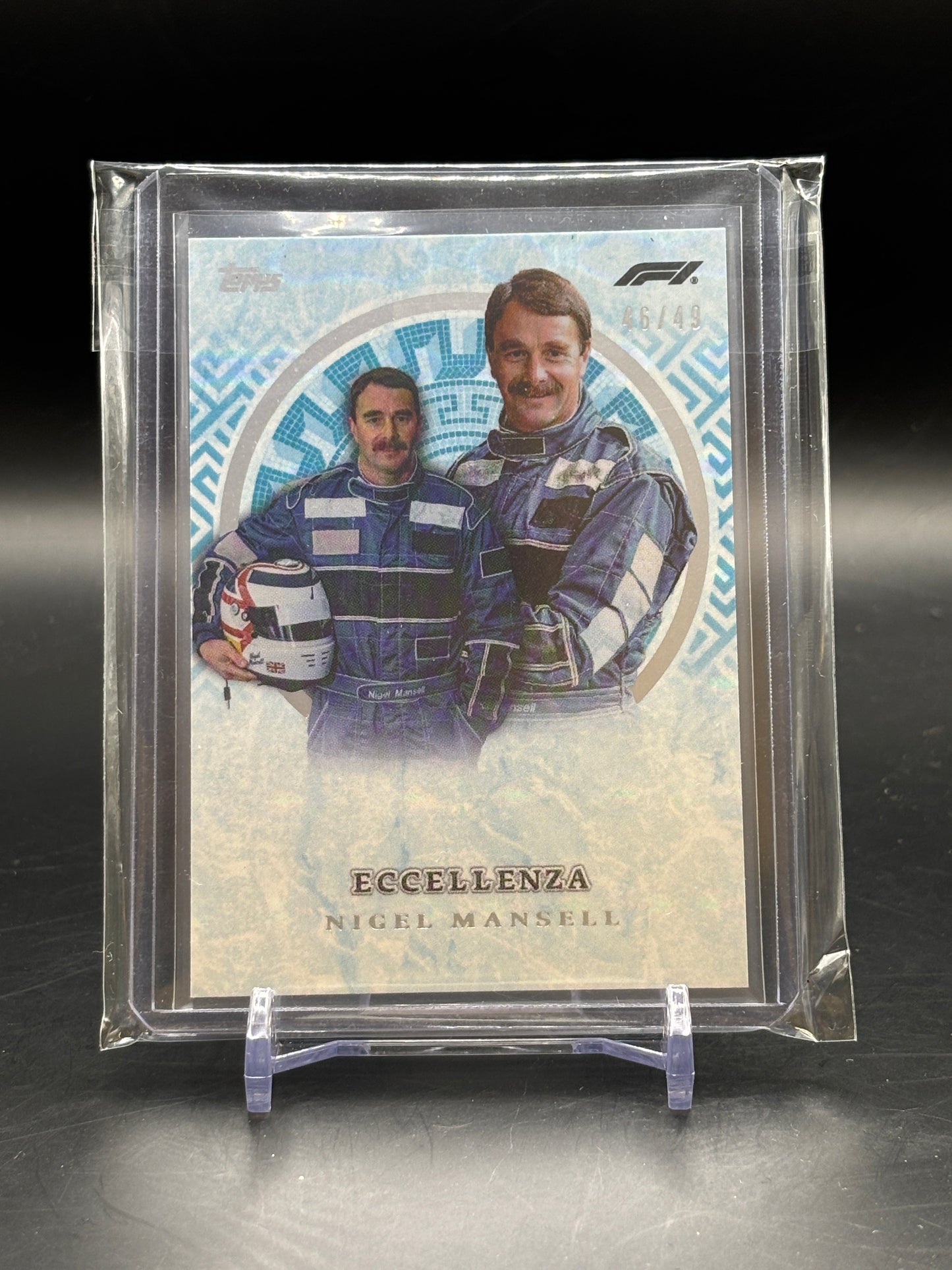 2024 Topps Eccellenza Nigel Mansell Blue 46/49