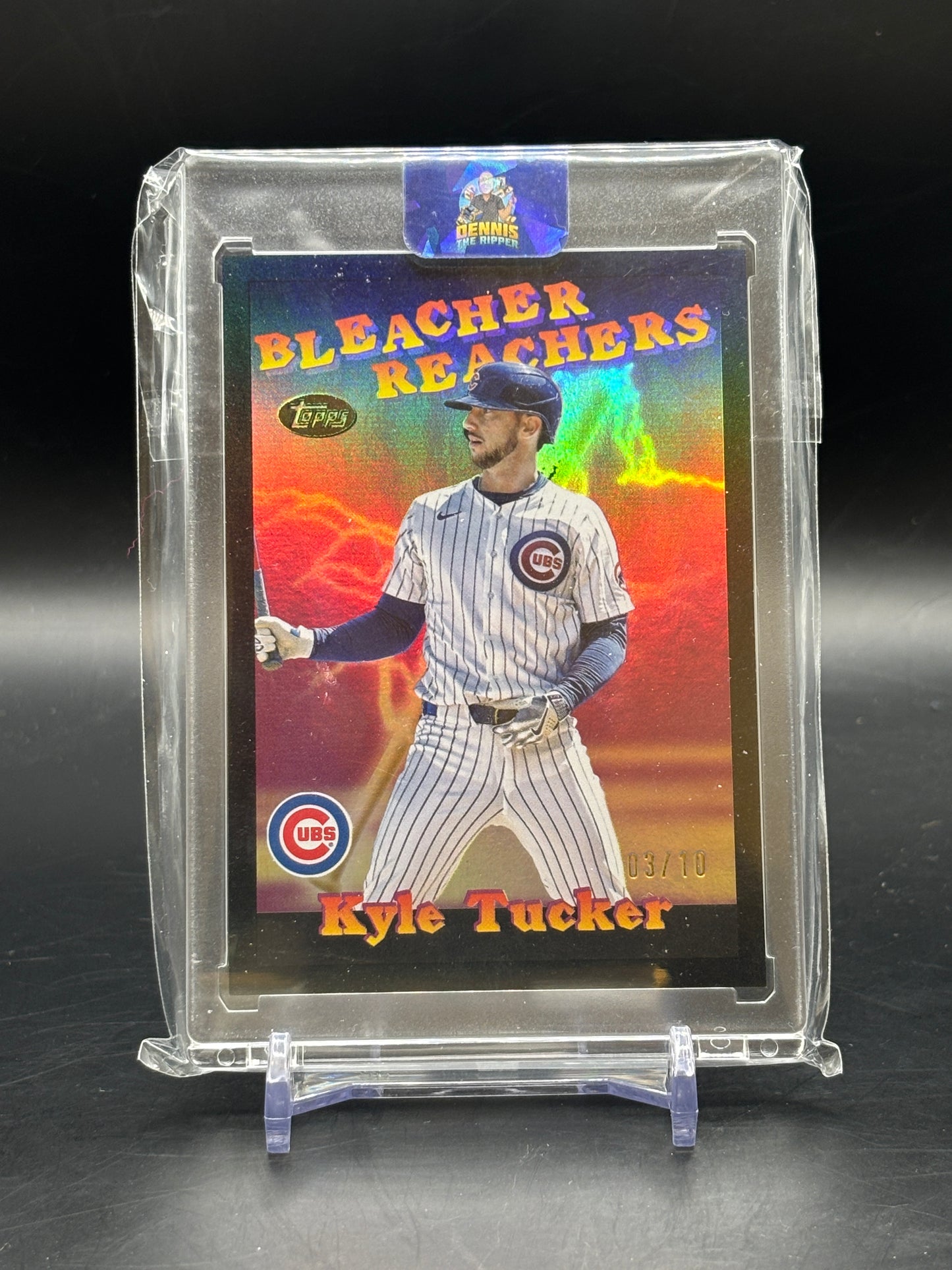2025 Topps Update Series Kyle Tucker Bleacher Reachers Black 03/10