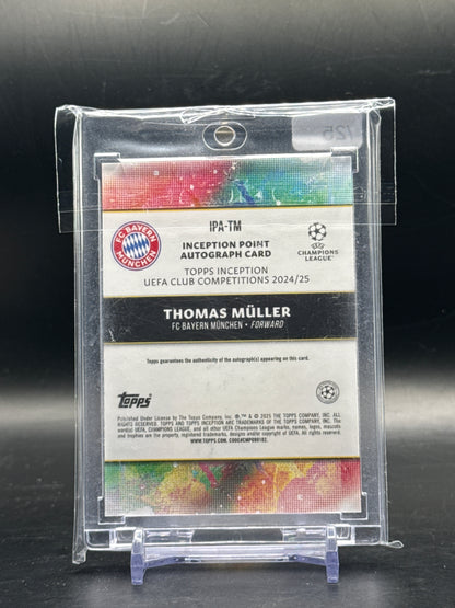 2024-25 Topps Inception UCC Thomas Müller FC Bayern München Inception Point Auto 10/25