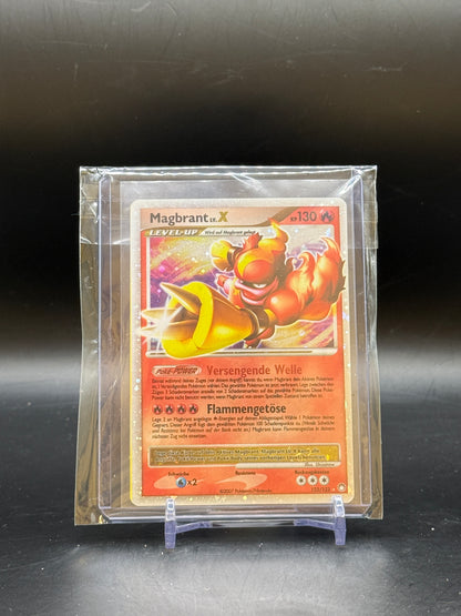 Pokemon Geheimnisvolle Schätze Magbrant LV.X (MT 123) MISSCUT