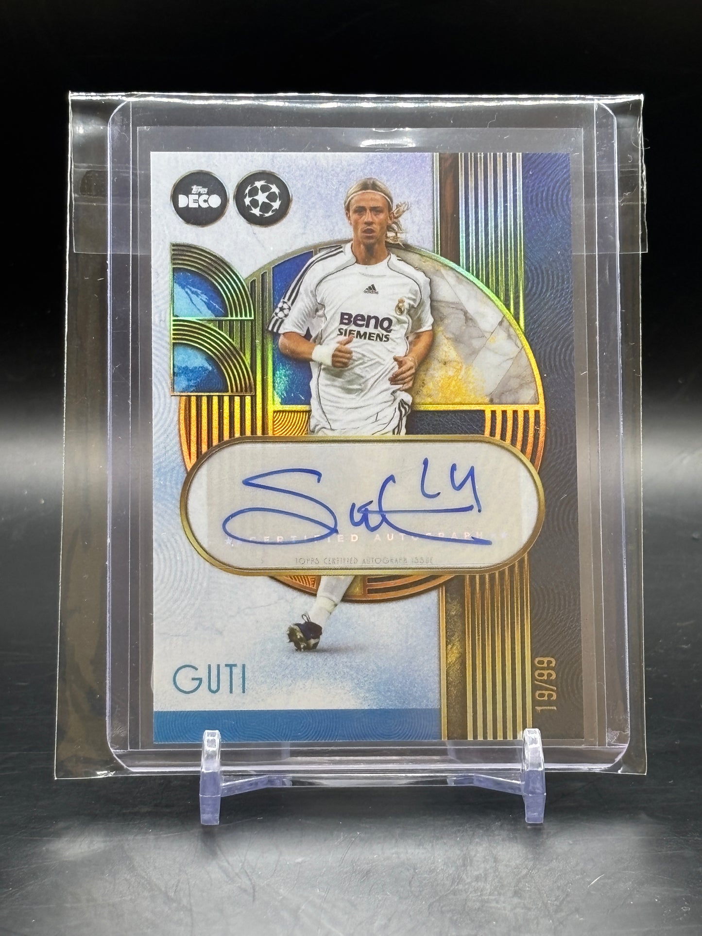 2025/26 Topps Deco Guti Blue Auto 19/99