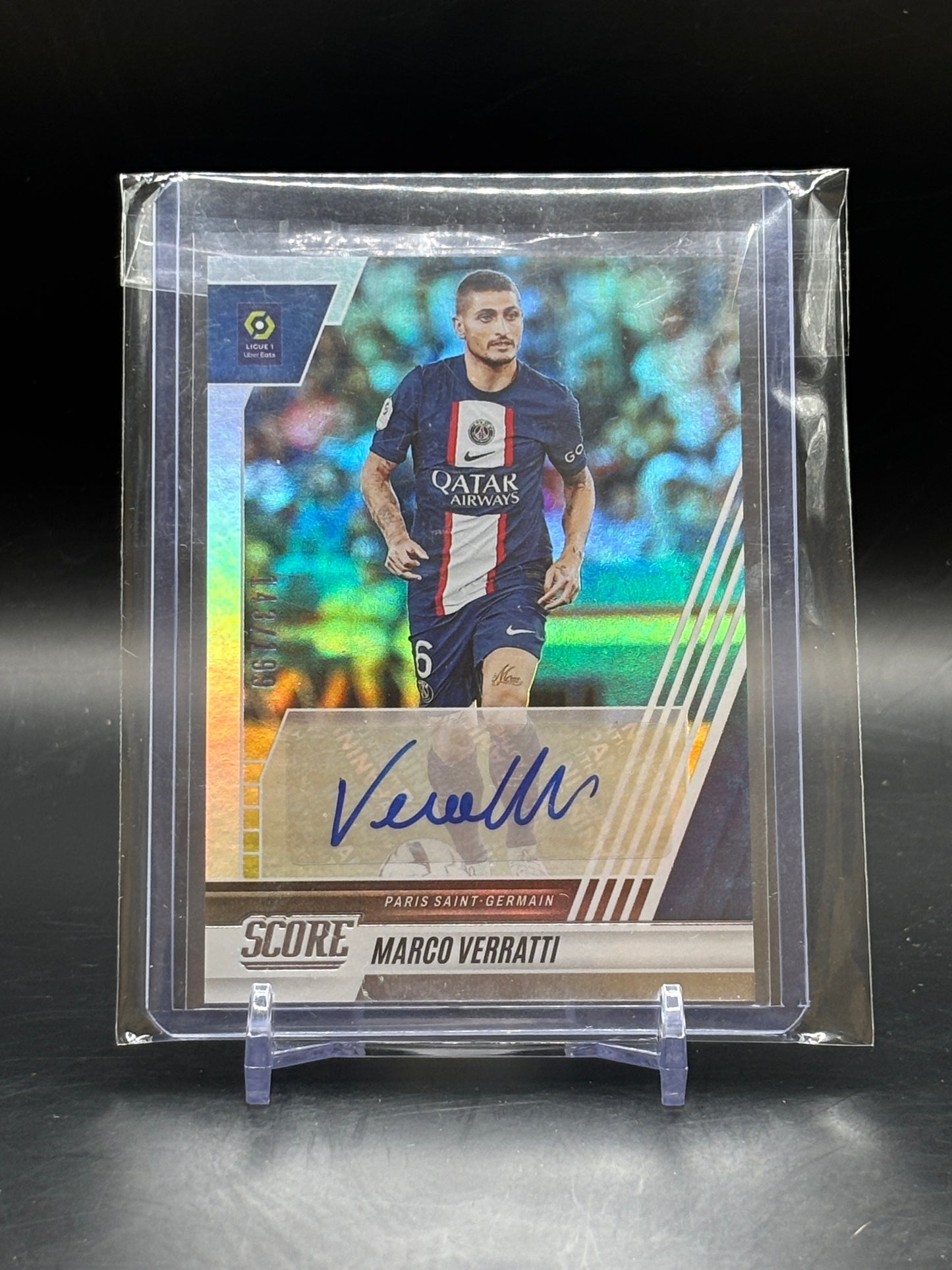 2022/23 Panini Score Ligue 1 Marco Verratti Auto 143/199