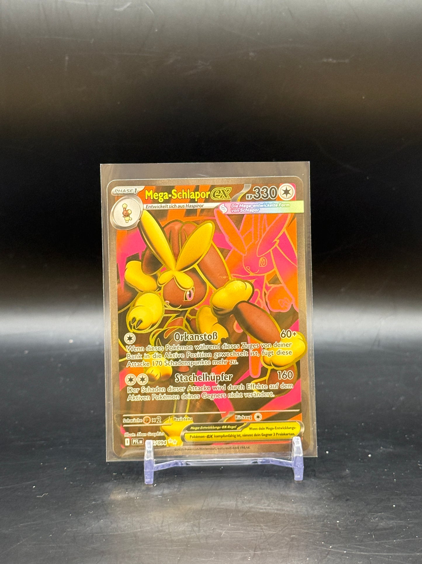 Pokemon Fatale Flammen Mega Schlapor ex PFL115 1