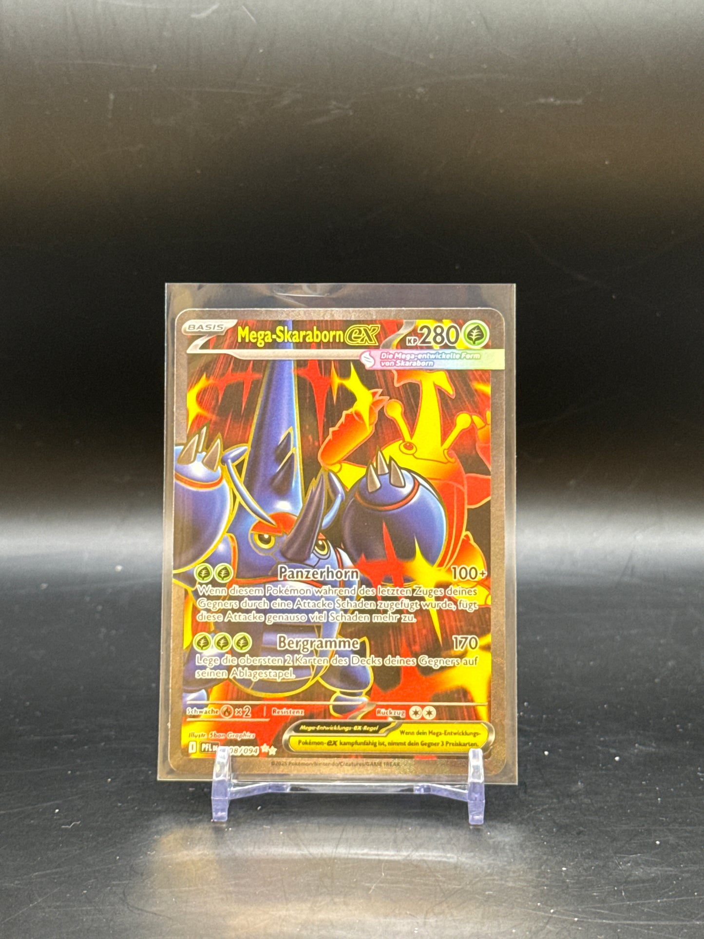 Pokemon Fatale Flammen Mega-Skaraborn ex PFL108