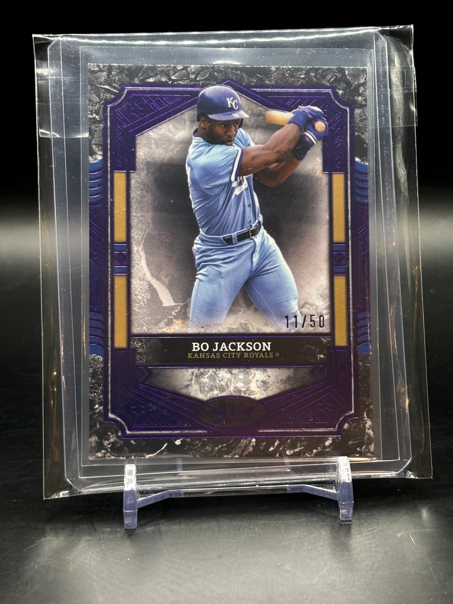 2025 Topps Tier One Bo Jackson Purple 11/50