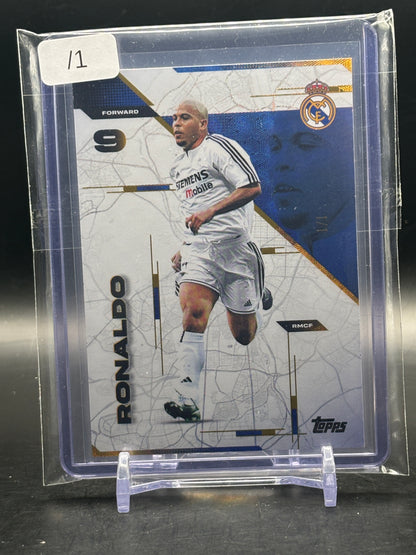 2025-26 Topps Los Blancos Real Madrid Ronaldo Foilfractor 1/1